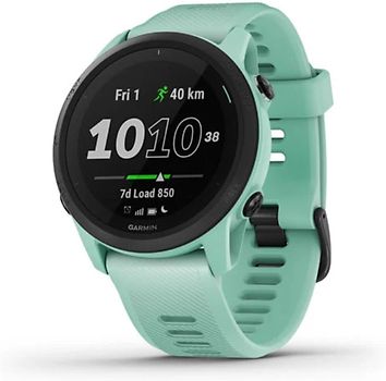 Garmin Forerunner 745 vert et bracelet en silicone vert neo tropic