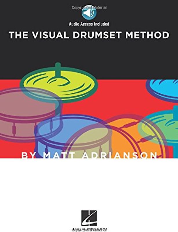 The Visual Drumset Method Book/Online Audio