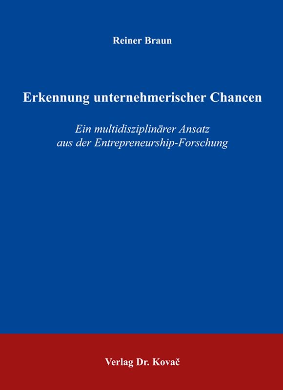 Erkennung unternehmerischer Chancen