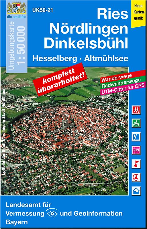 UK50-21 Ries, Nördlingen, Dinkelsbühl