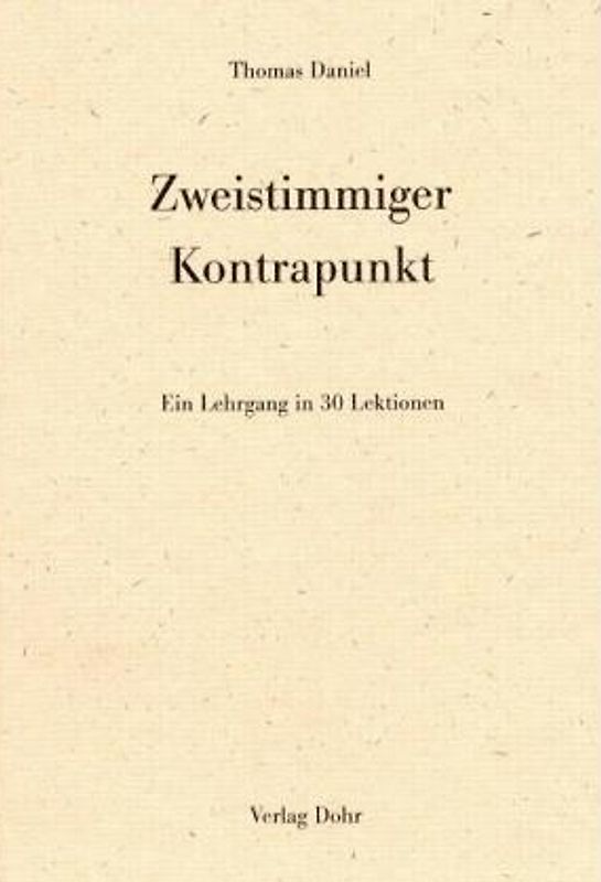 Zweistimmiger Kontrapunkt