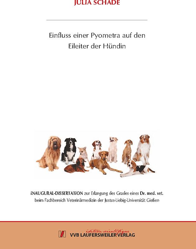 Einfluss einer Pyometra auf den Eileiter der Hündin