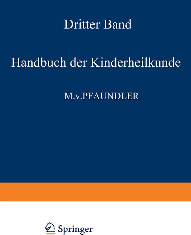 Handbuch der Kinderheilkunde