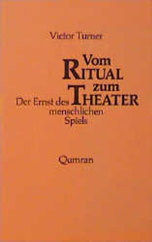 Vom Ritual zum Theater