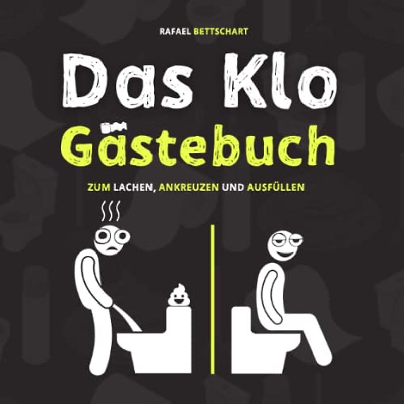 Das Klo Gästebuch - der lustige Scherzartikel als Einweihungsgeschenk. Optimal für lustige Geschenke, Einzugsgeschenke oder als Geschäftsbericht für das Gäste WC (About Manuk)