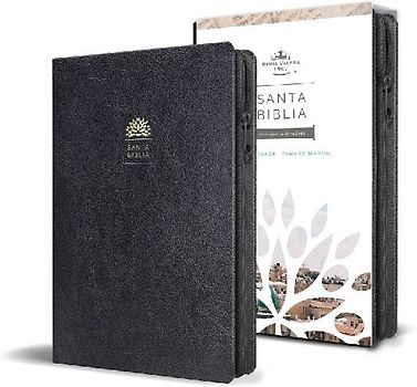 Biblia Reina Valera 1960 Letra Grande. Símil Piel Negra, Cremallera, Tamaño Manual / Holy Bible Rvr 1960. Handy Size, Large Print, Leathersoft, Zipp