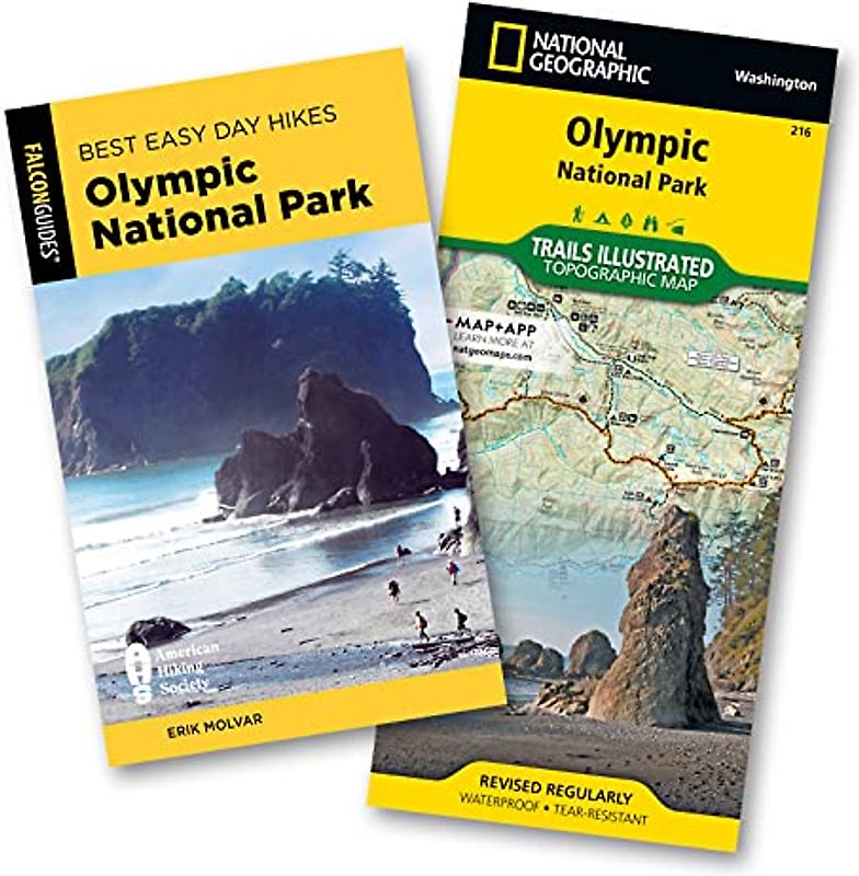 Best Easy Day Hiking Guide Olympic National Park / National Geographic Trails Illustrated Map Olympic National Park (Best Easy Day Hikes)