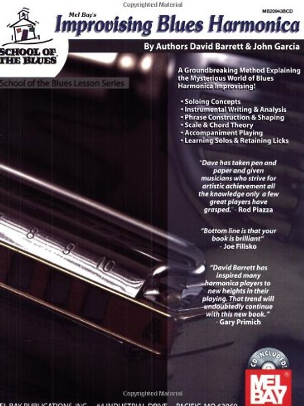 Improvising Blues Harmonica (School of the Blues Lesson)