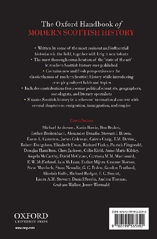 The Oxford Handbook of Modern Scottish History