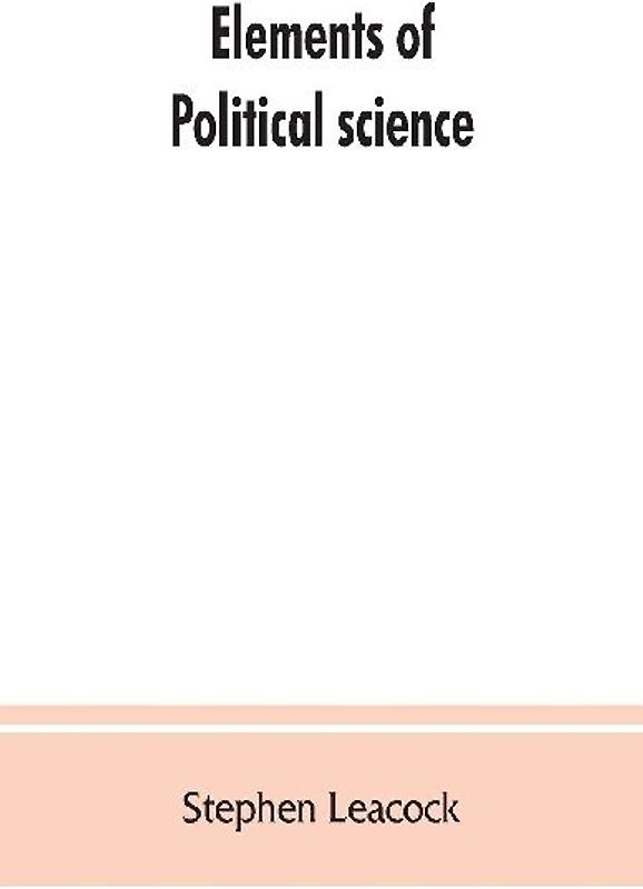 Elements of political science
