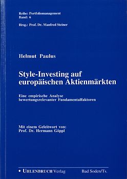Style-Investing auf europäischen Aktienmärkten