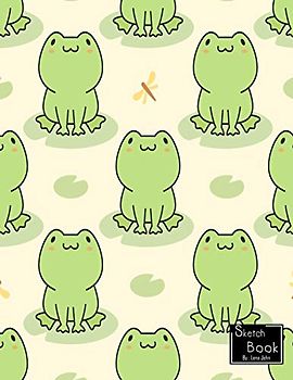 Sketchbook: Cute Frogs Sketchbook for Boys : 110 Pages of 8.5"x 11" Blank Paper for Drawing, Doodling or Sketching (Sketchbooks For Kids)