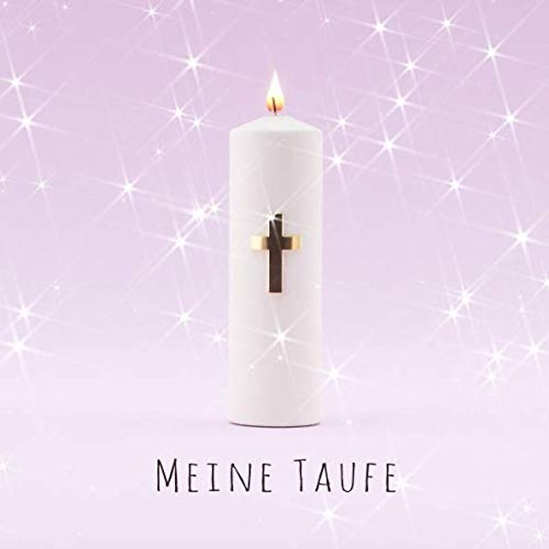 Meine Taufe: Gästebuch zum Eintragen mit 110 Seiten - Rosa Edition