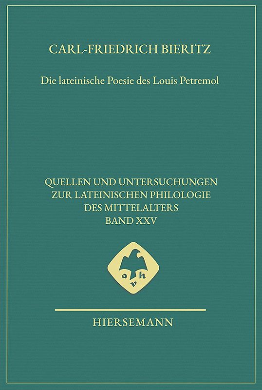 Die lateinische Poesie des Louis Petremol