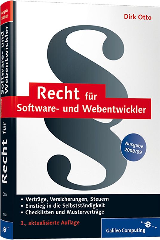 Recht für Software- und Webentwickler