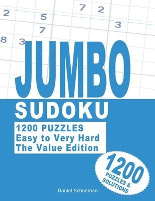 Jumbo Sudoku: 1200 Puzzles with 4 Levels.