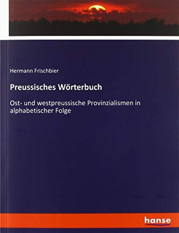 Preussisches Wörterbuch