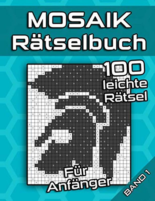 MOSAIK Rätselbuch: Logikrätsel mit leichten Bilderrätseln für Anfänger| Gedächtnistraining für Erwachsene und Senioren (Mosaik Puzzles)