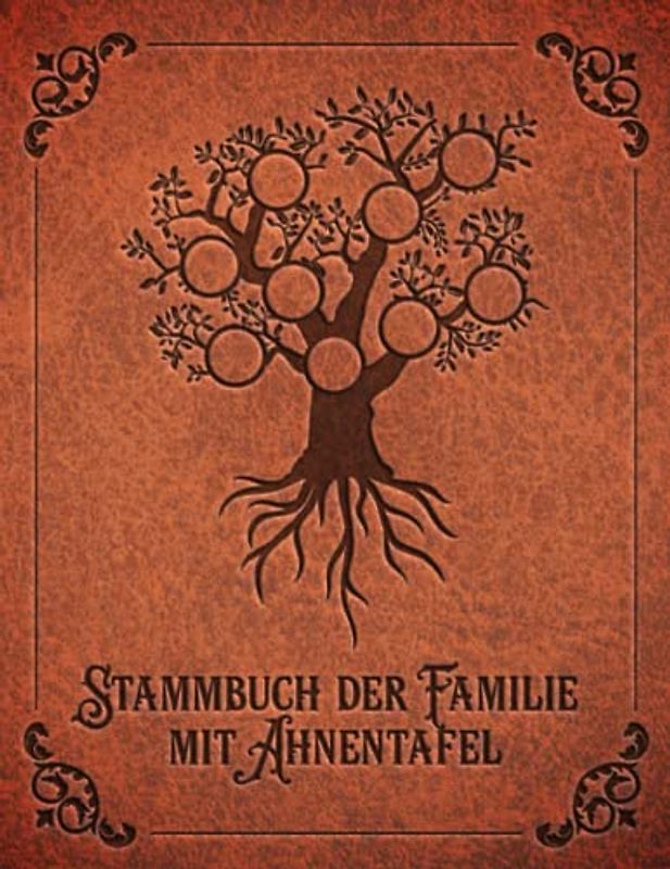 Arbeitsbuch für Ahnenforscher: Buch für Hobby Ahnenforschung für mehrere Generationen, Familien Stammbaum, Ahnentafel und Familiengeschichte für ... Datenblätter & Rechercheprotokolle, Weltkarte