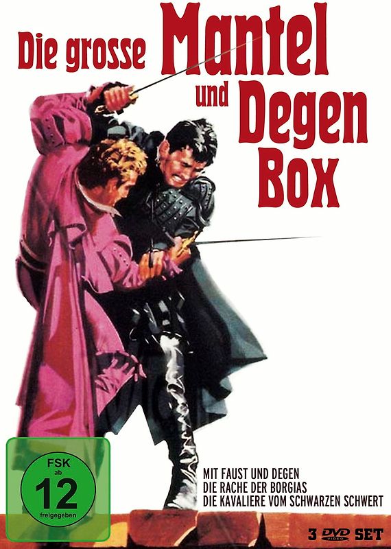 Die grosse Mantel-und Degen-Box [3 DVDs] DVD