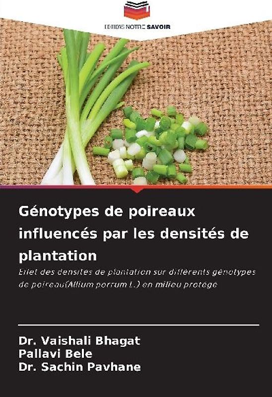 Génotypes de poireaux influencés par les densités de plantation