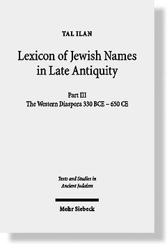 Lexicon of Jewish Names in Late Antiquity