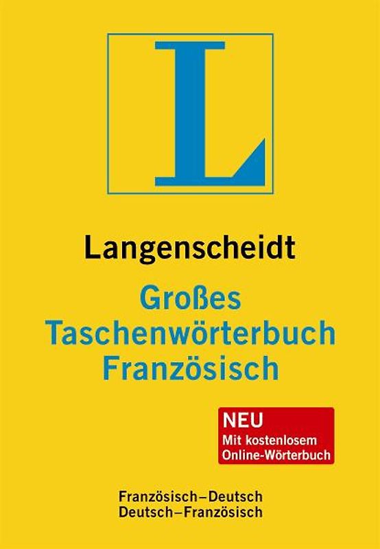 Langenscheidt Großes Taschenwörterbuch Französisch. Französisch-Deutsch/Deutsch-Französisch