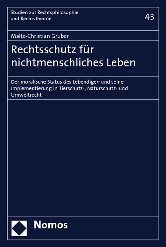 Rechtsschutz für nichtmenschliches Leben