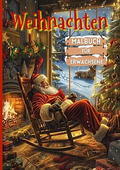 Weihnachten Malbuch für Erwachsene
