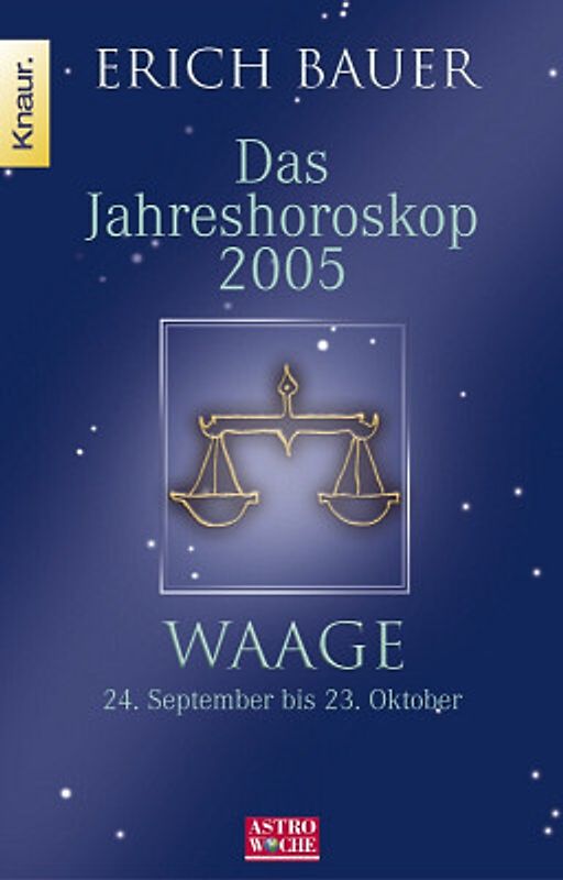 Jahreshoroskop 2005 - Waage