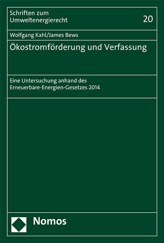 Ökostromförderung und Verfassung