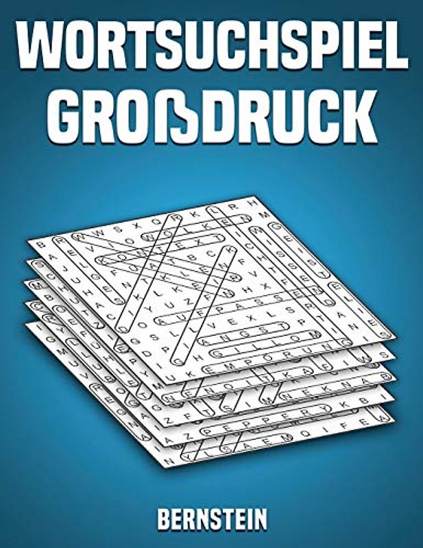 Wortsuchspiel Großdruck: 200 Wortsuchrätsel mit Lösungen - Großdruck (Band 1)