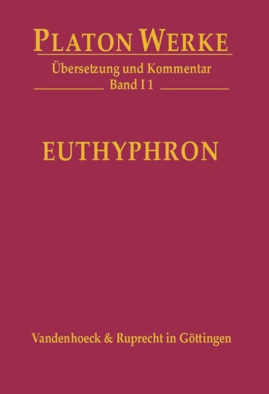 I 1 Euthyphron