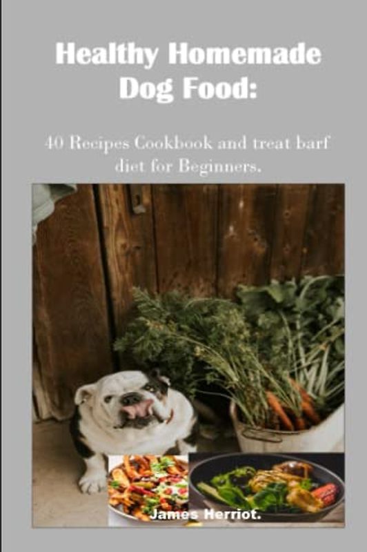 Healthy Homemade Dog Food:: 40 Recipes Cookbook and treat barf diet for Beginners.