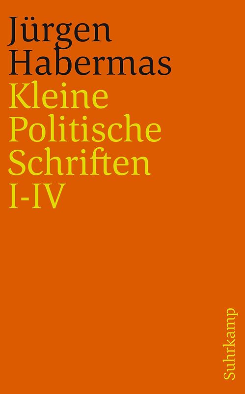 Kleine Politische Schriften (I–IV)