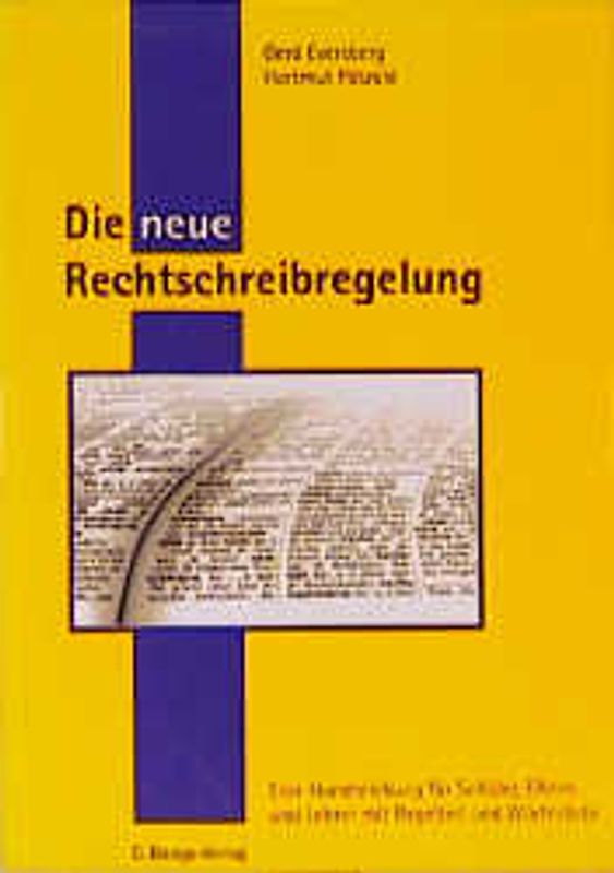 Die neue Rechtschreibung