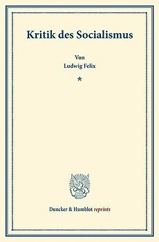 Kritik des Socialismus.