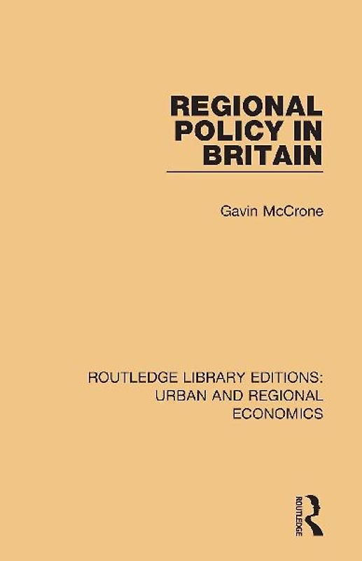 Regional Policy in Britain