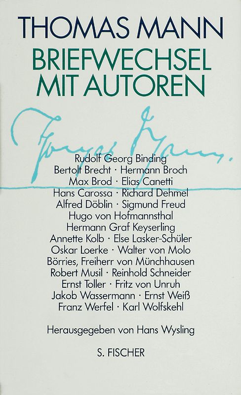 Briefwechsel mit Autoren