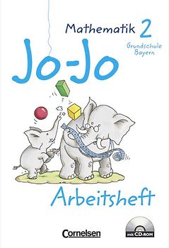 Jo-Jo Mathematik - Grundschule Bayern - Bisherige Ausgabe / 2. Jahrgangsstufe - Arbeitsheft mit CD-ROM