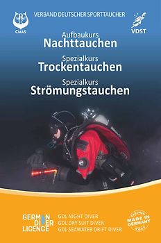 Aufbaukurs Nachttauchen - Spezialkurs Trockentauchen - Spezialkurs Strömungstauchen