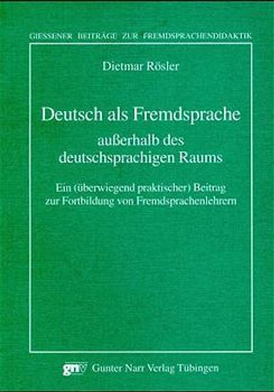 Deutsch als Fremdsprache ausserhalb des deutschsprachigen Raums