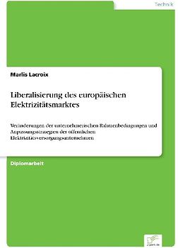 Liberalisierung des europäischen Elektrizitätsmarktes