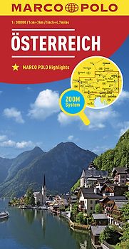 MARCO POLO Länderkarte Österreich 1:300.000