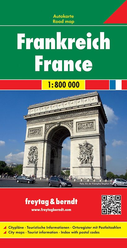 Frankreich, Autokarte 1:800.000