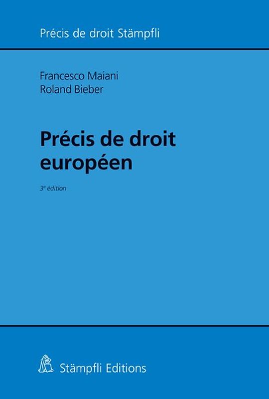 Précis de droit européen
