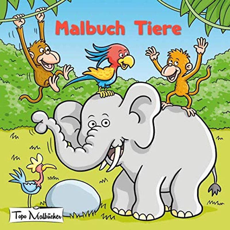 Malbuch Tiere