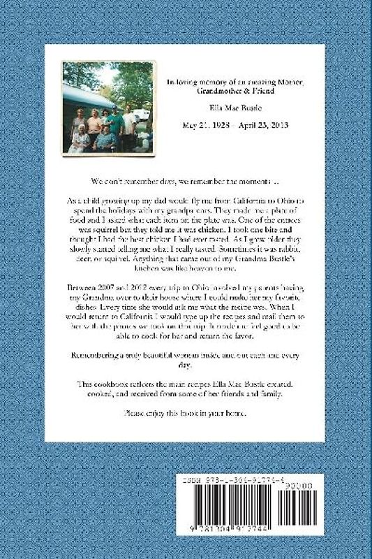 From the Kitchen of Ella May Bustle