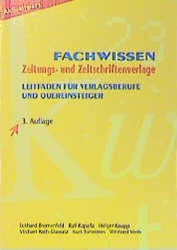 Fachwissen Zeitungs- und Zeitschriftenverlage