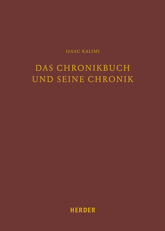 Das Chronikbuch und seine Chronik